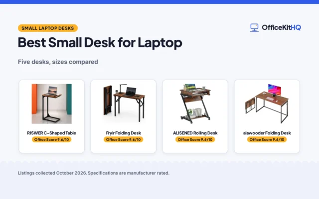 Best Small Desk for Laptop (2026): 5 Compared