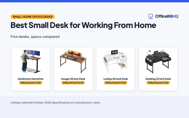Best Small Desk for Working From Home (2026): 5 Desks Compared