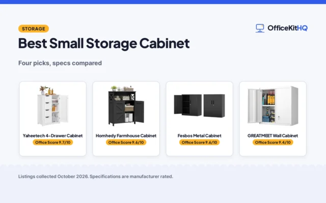 Best Small Storage Cabinet (2026): 4 Picks Compared