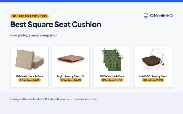 Best Square Seat Cushion (2026): 5 Compared