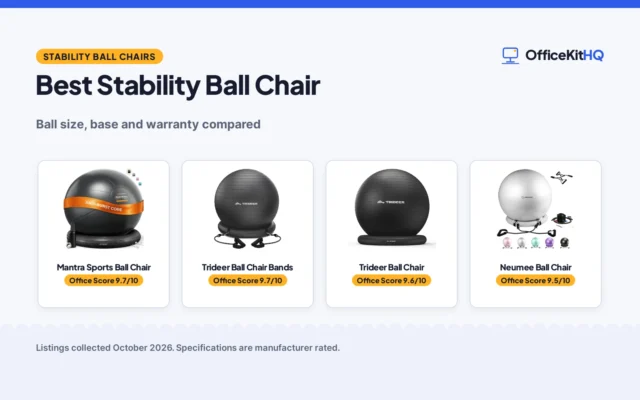 Best Stability Ball Chair: 5 Picks Compared