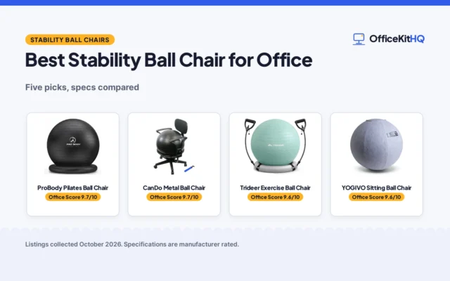 Best Stability Ball Chair for Office: 5 Picks Compared