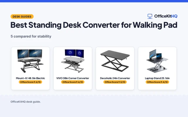 Best Standing Desk Converter for Walking Pad (2026)