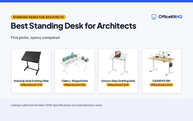 Best Standing Desk for Architects (2026): 5 Desks Compared