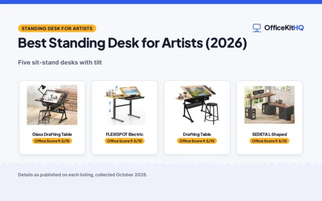 Best Standing Desk for Artists (2026)