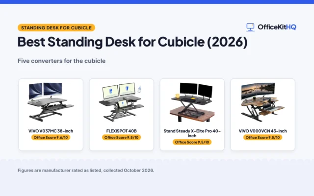 Best Standing Desk for Cubicle (2026)