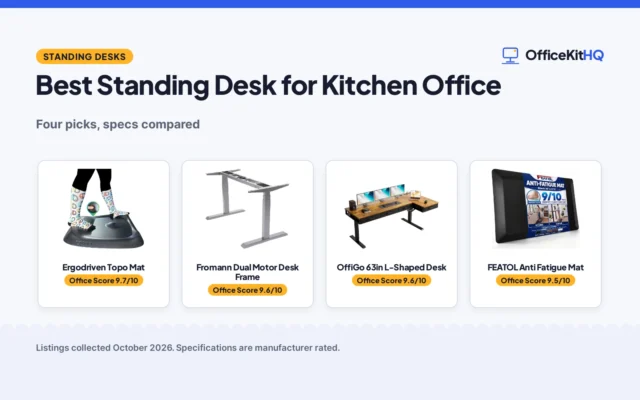 Best Standing Desk for Kitchen Office (2026): 4 Compared