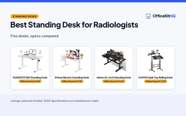 Best Standing Desk for Radiologists: 5 Picks Compared
