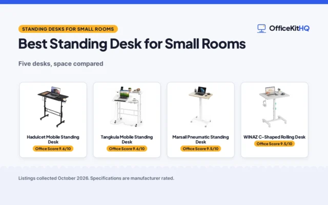 Best Standing Desk for Small Rooms: 5 Compared