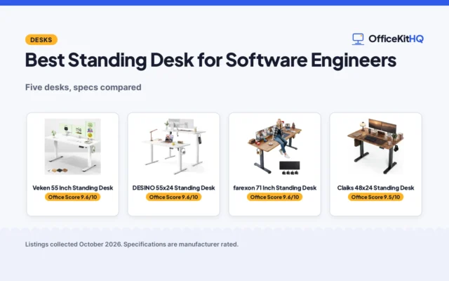 Best Standing Desk for Software Engineers (2026): 5 Compared