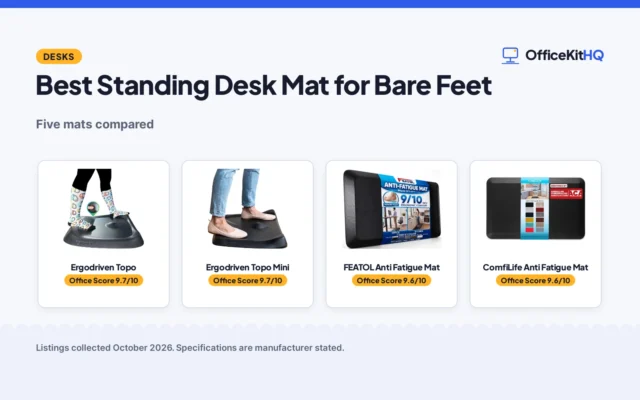 Best Standing Desk Mat for Bare Feet: 5 Compared