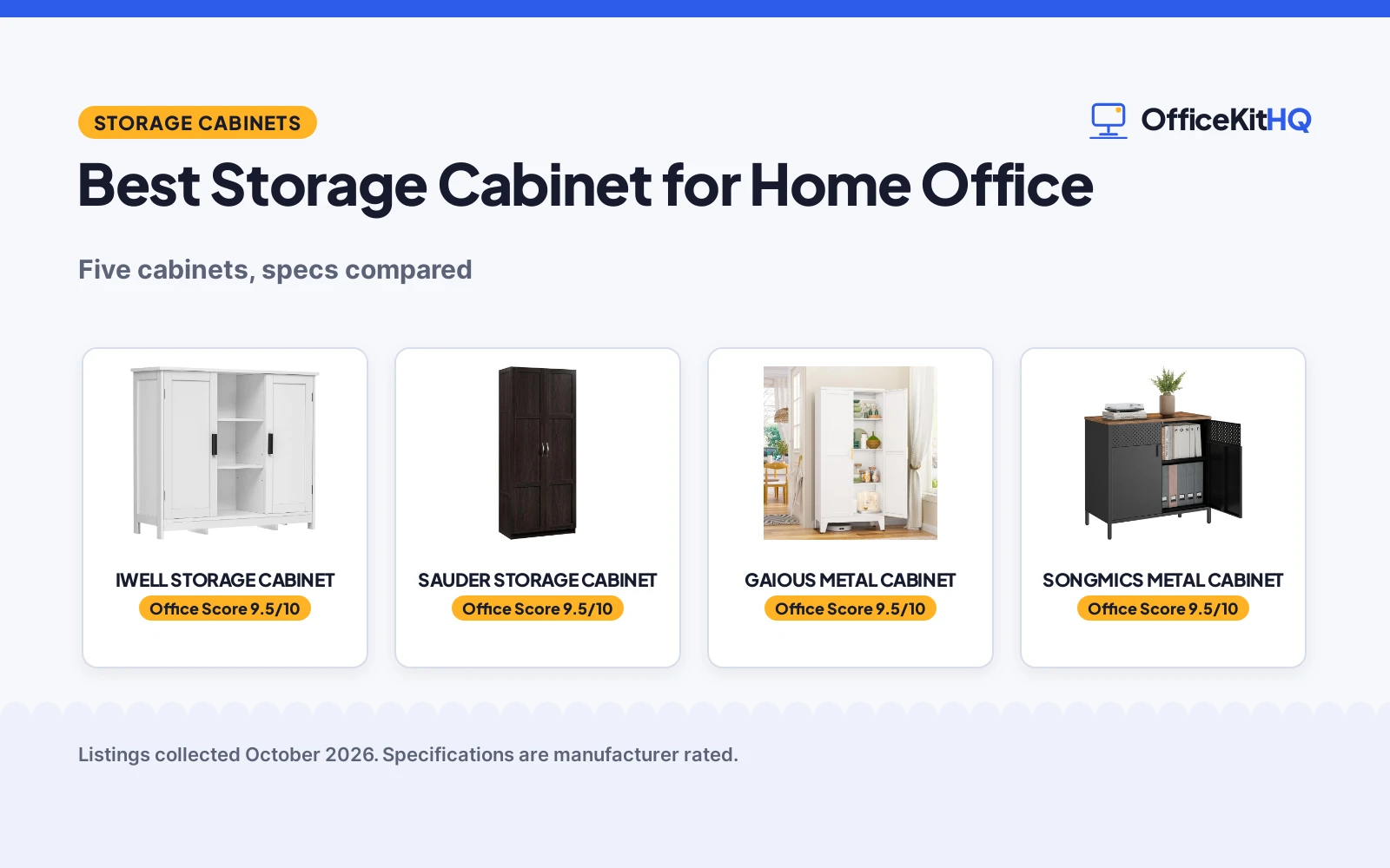 Best Storage Cabinet for Home Office: 5 Compared (2026)