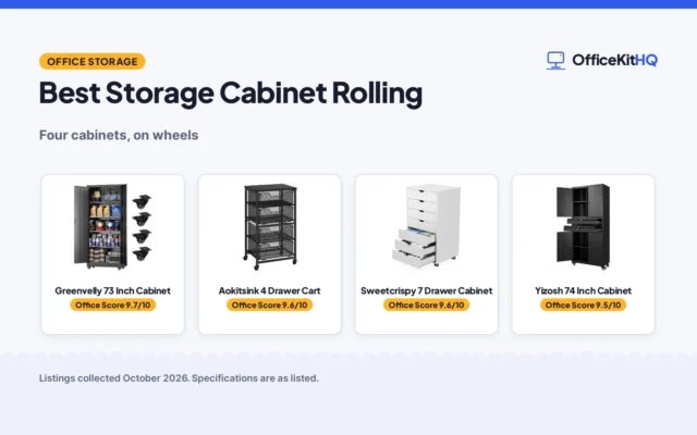 Best Storage Cabinet Rolling (2026): 4 Cabinets Compared