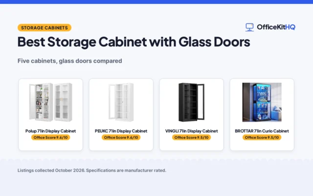 Best Storage Cabinet with Glass Doors (2026): 5 Compared