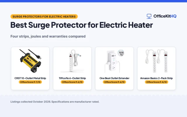 Best Surge Protector for Electric Heater (2026): 4 Compared