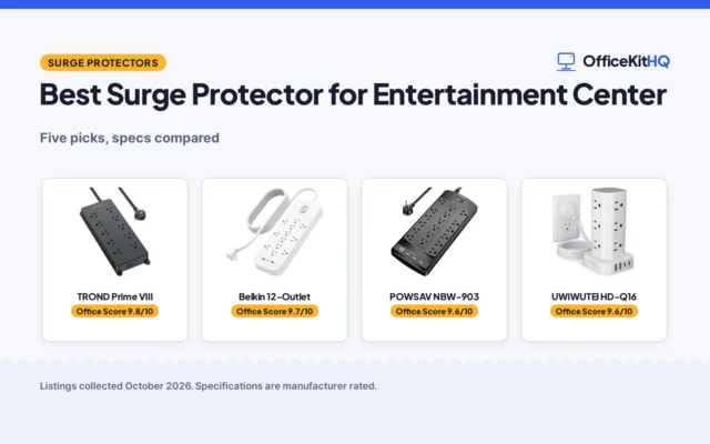 Best Surge Protector for Entertainment Center (2026): 5 Compared