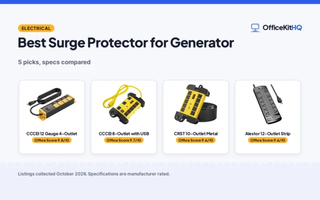 Best Surge Protector for Generator (2026): 5 Compared
