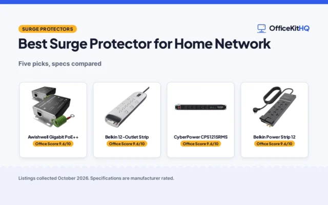 Best Surge Protector for Home Network: 5 Picks Compared