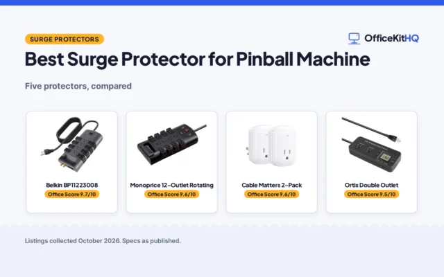 Best Surge Protector for Pinball Machine (2026): 5 Picks Compared