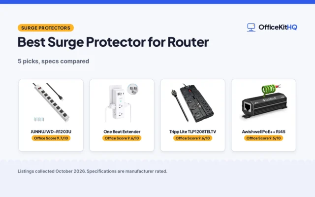 Best Surge Protector for Router (2026): 5 Compared