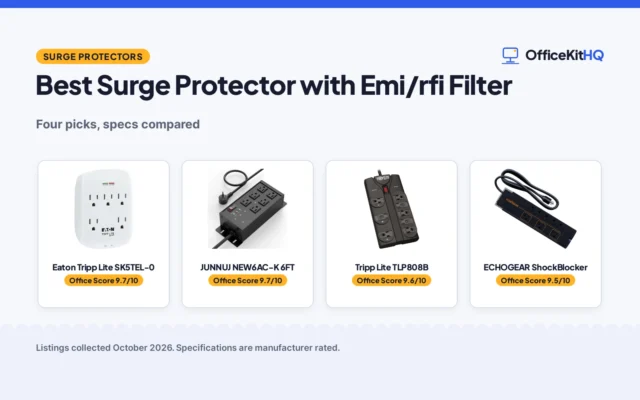 Best Surge Protector with Emi/rfi Filter (2026): 4 Compared