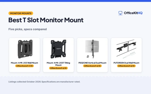 Best T Slot Monitor Mount (2026): 5 Picks Compared