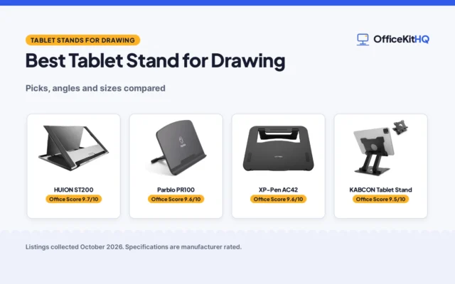 Best Tablet Stand for Drawing (2026): 5 Picks Compared