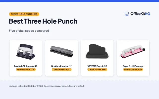 Best Three Hole Punch (2026): 5 Picks Compared