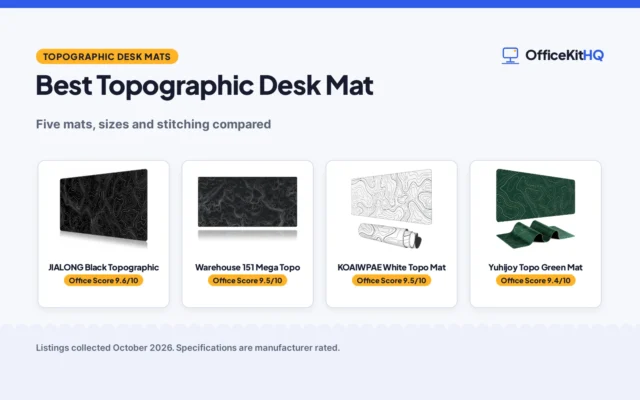 Best Topographic Desk Mat (2026): 5 Picks Compared