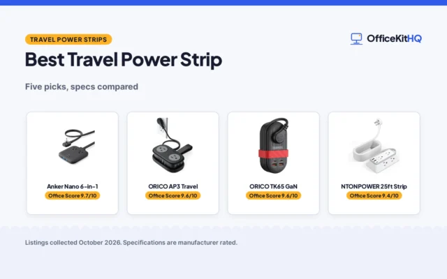 Best Travel Power Strip (2026): 5 Picks Compared