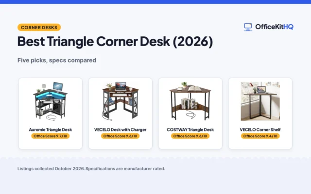 Best Triangle Corner Desk (2026): 5 Picks Compared
