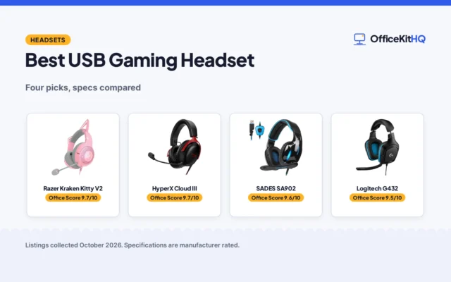 Best USB Gaming Headset (2026): 4 Picks Compared