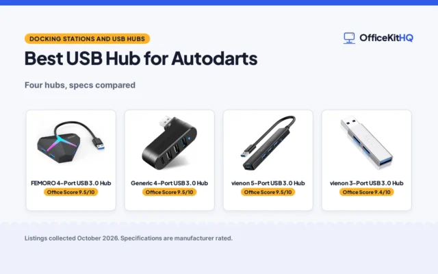 Best USB Hub for Autodarts (2026): 4 Compared