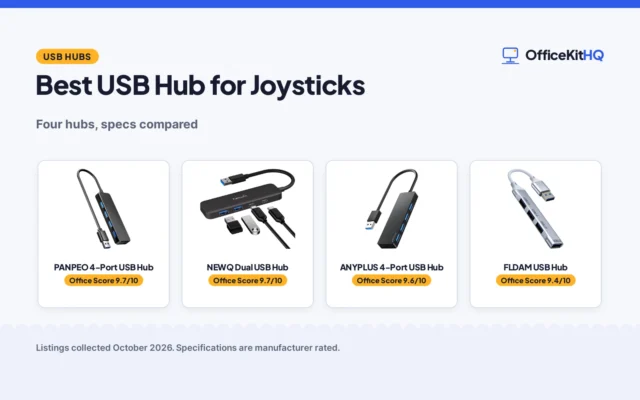 Best USB Hub for Joysticks (2026): 4 Compared