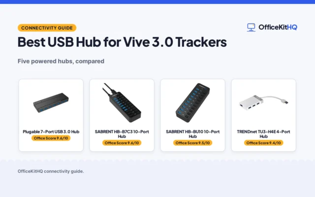 Best USB Hub for Vive 3.0 Trackers (2026): 5 Compared