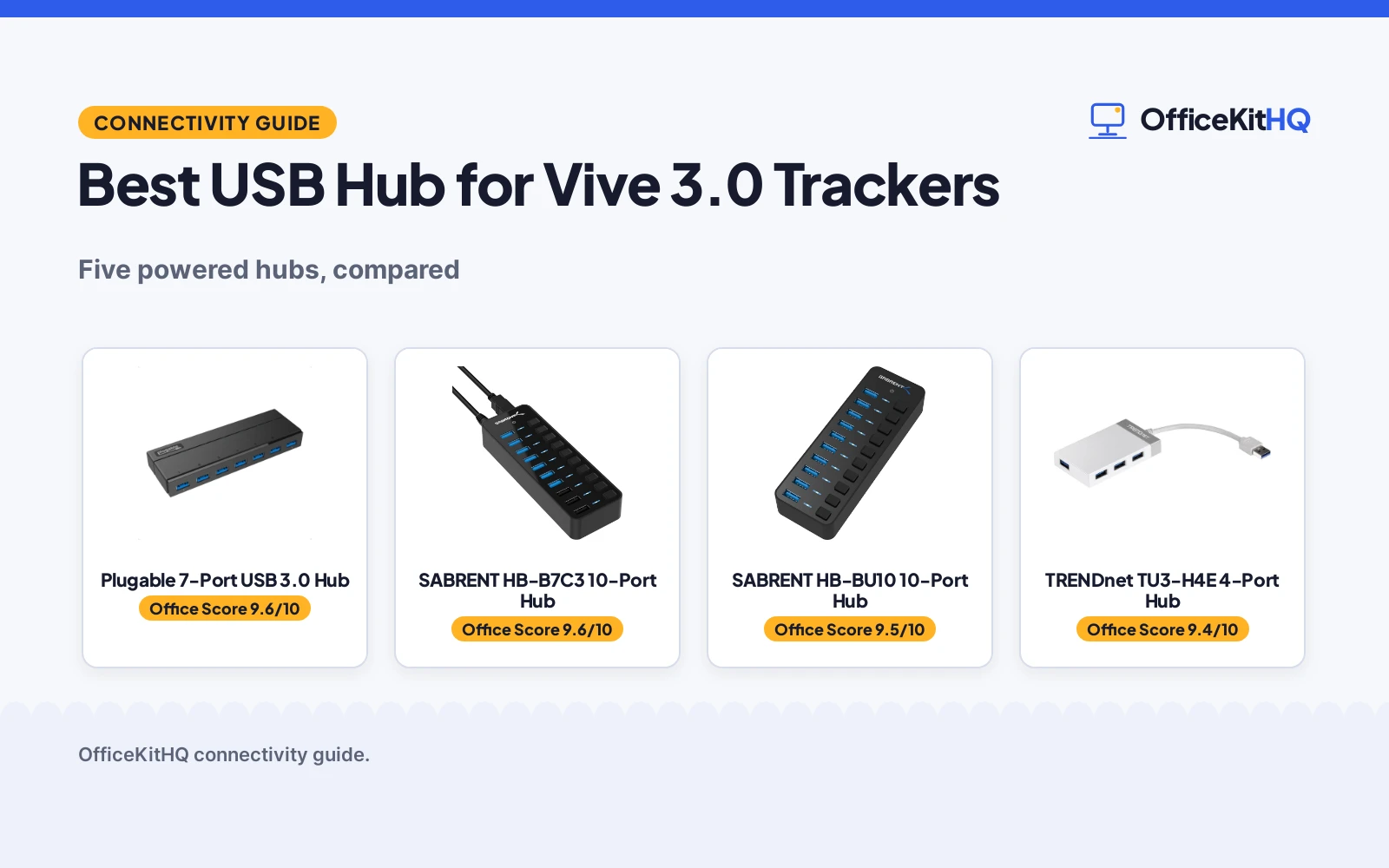 Best USB Hub for Vive 3.0 Trackers (2026): 5 Compared