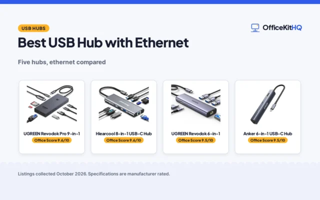 Best USB Hub with Ethernet: 5 Picks Compared