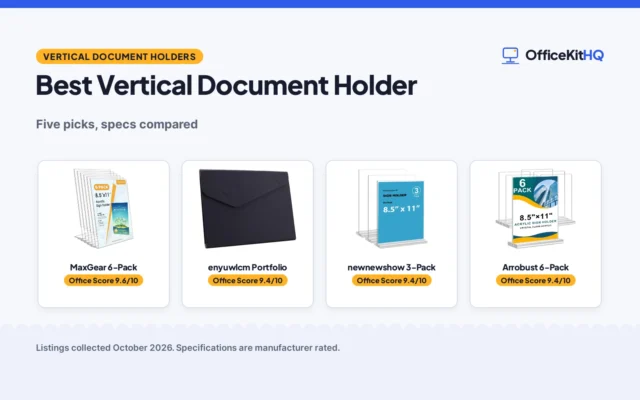 Best Vertical Document Holder (2026): 5 Picks Compared