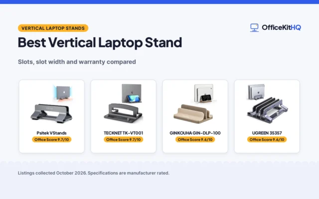 Best Vertical Laptop Stand (2026): Stands Compared