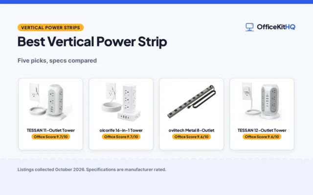 Best Vertical Power Strip (2026): 5 Picks Compared