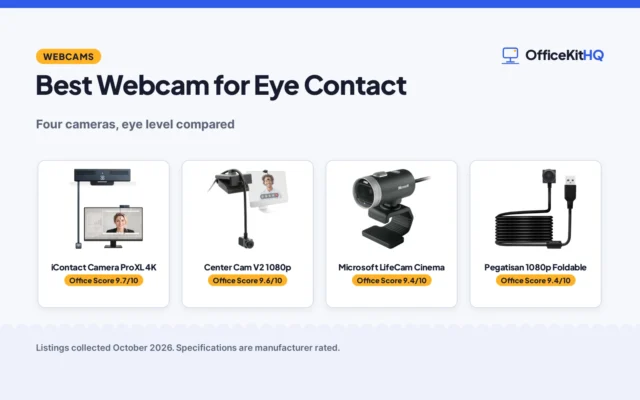 Best Webcam for Eye Contact (2026): 4 Compared