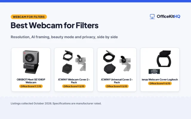 Best Webcam for Filters (2026): 4 Picks Compared