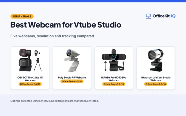 Best Webcam for Vtube Studio (2026): 5 Picks