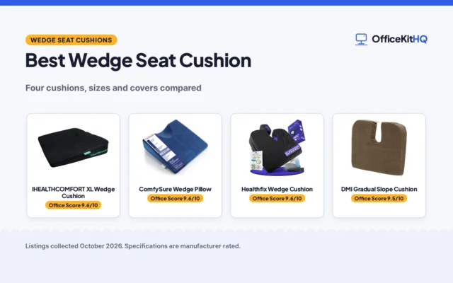 Best Wedge Seat Cushion (2026): 4 Picks Compared