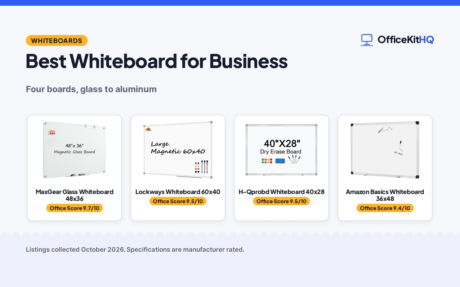 Best Whiteboard for Business (2026): 4 Compared