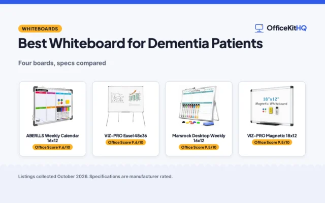 Best Whiteboard for Dementia Patients: 4 Boards Compared
