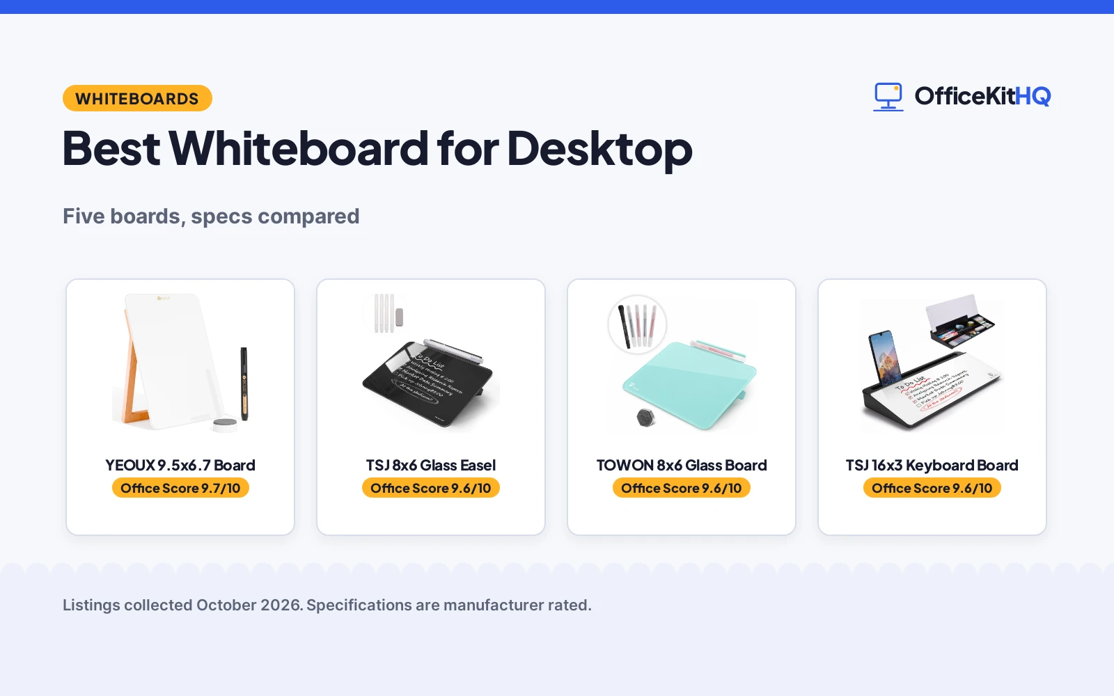 Best Whiteboard for Desktop (2026): 5 Compared