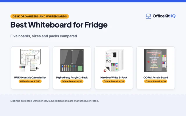 Best Whiteboard for Fridge (2026): 5 Boards Compared