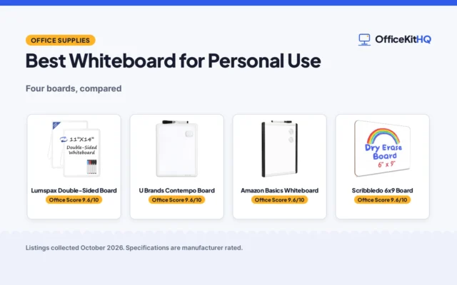 Best Whiteboard for Personal Use: 4 Boards Compared