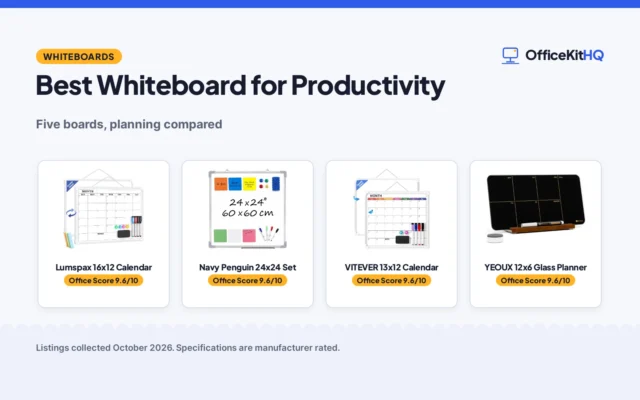 Best Whiteboard for Productivity (2026): 5 Compared